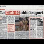 Le Club 44 aide le sport